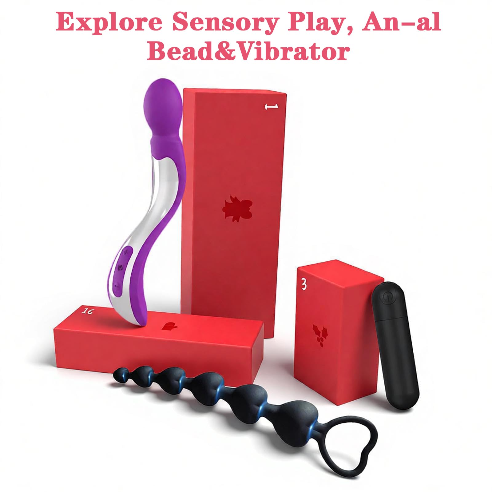 Coffret Érotique 2026 | Valeur Supérieure à 160, 20 PCS Coffrets Cadeau pour Adultes | Vibrateur, kit de Bondage, Masturbateur, Anneau Pénien, Anal, Lubrifiant, Idéal pour femme/homme/Saint-Valentin