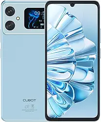 Cubot A20, Smartphone Android 14, 4GB RAM, 128GB, Câmera 48MP, Tela Grande (Azul)