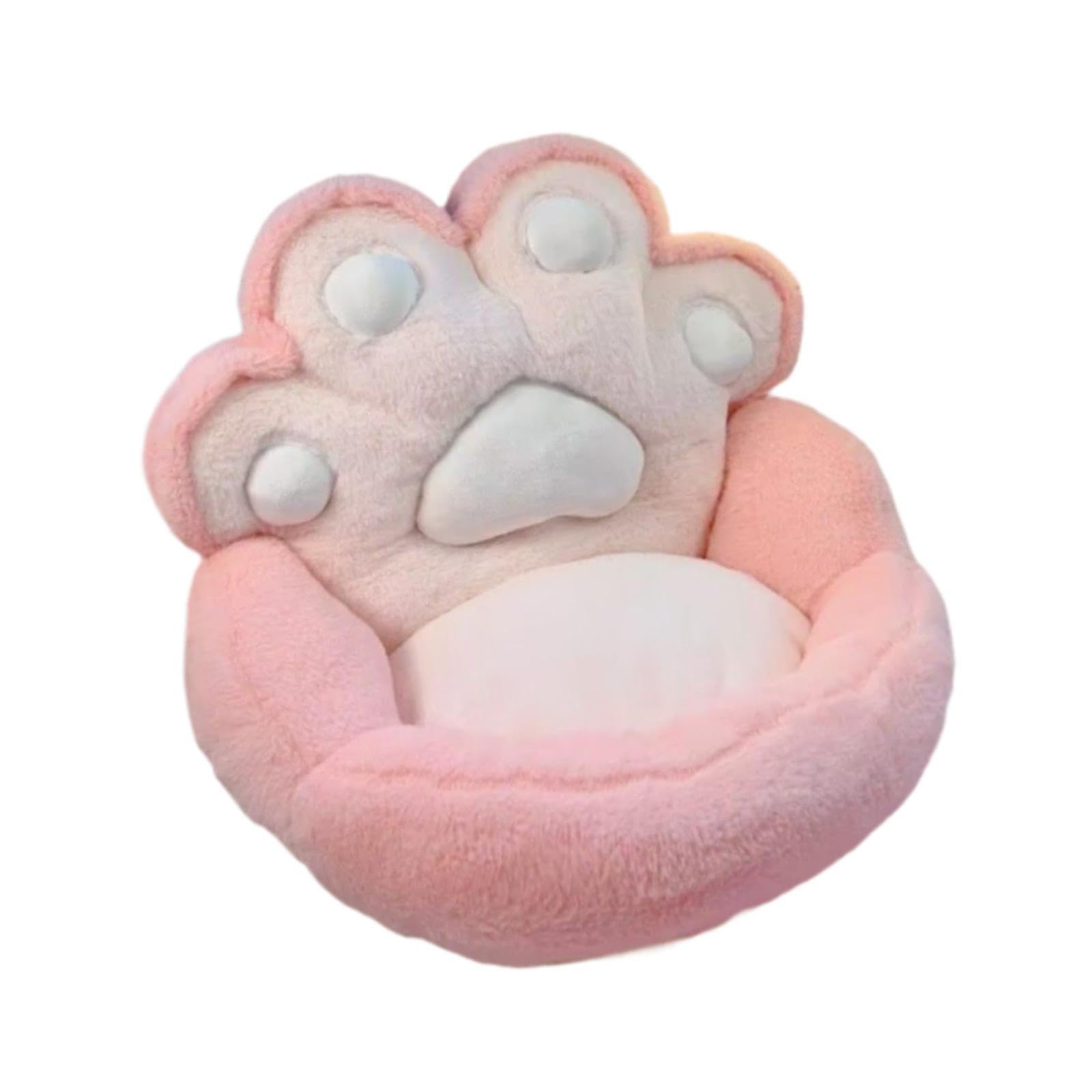 1 Seater Lazy Sofa Floor Cushion Modern Tatami Cat Claw Shaped Couch Comfortable Reading Chair for Bedroom Reading