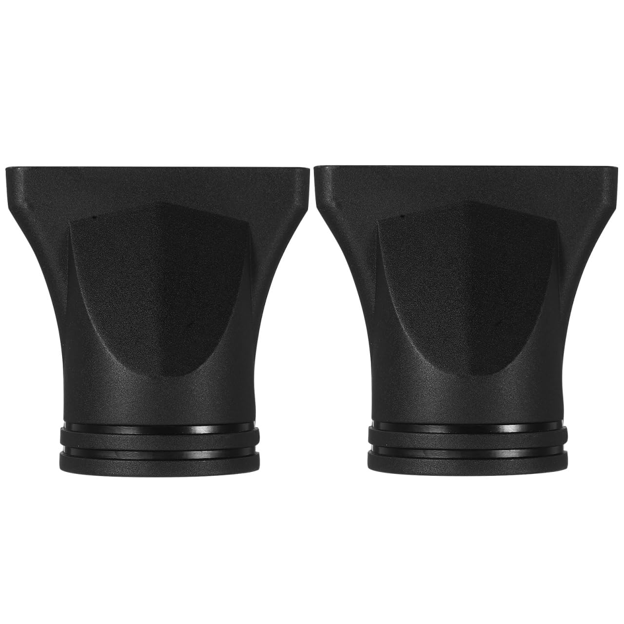 minkissy 2 Stück Universelle Haartrockner Düse Aufsatz Für Salon Styling Föhn Konzentrator Und Diffusor Für Lockiges Haar Schwarz 5.2cm