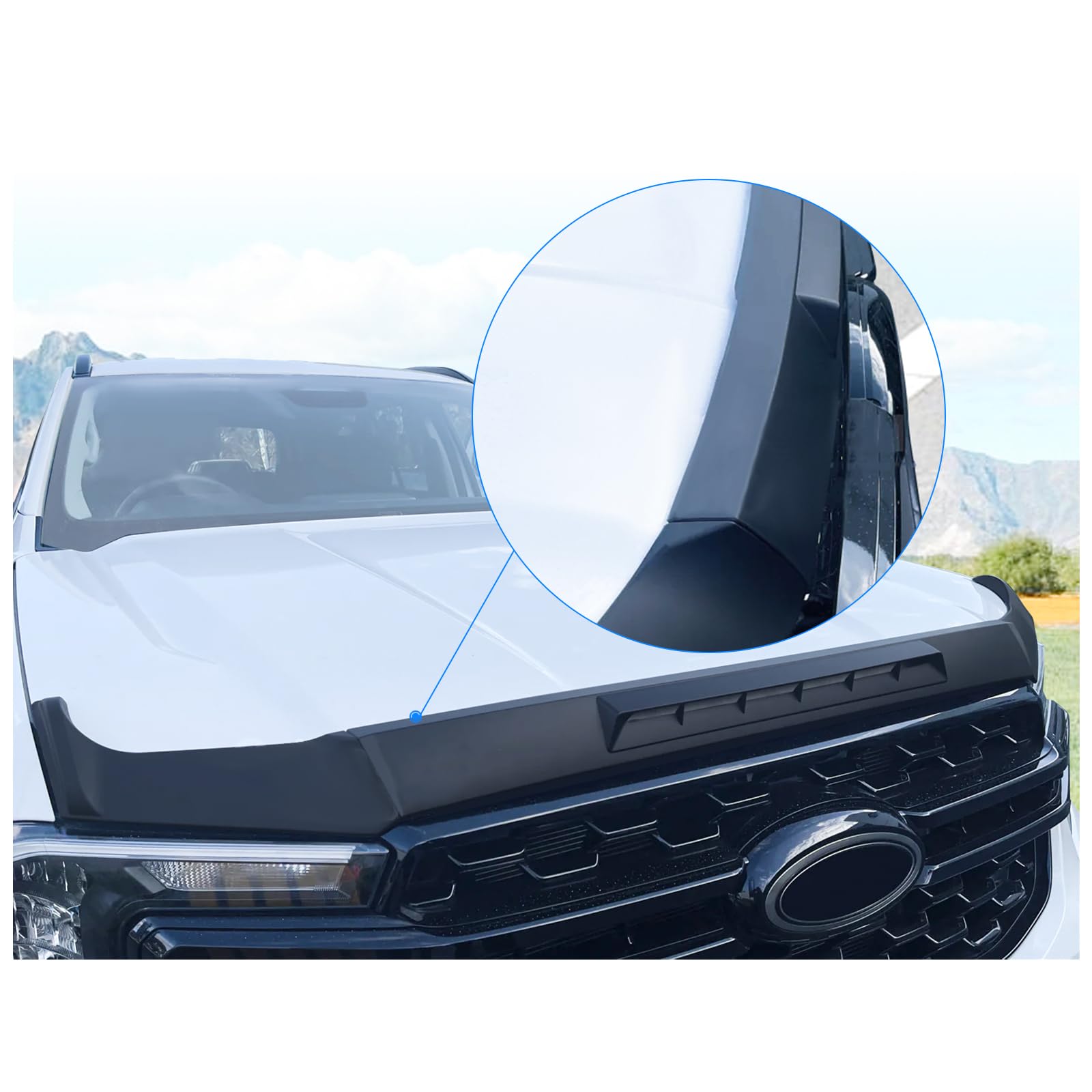 Protezione per cofano per Ford Ranger Wildtrak 2023-2024-2025 T9 Limited Platinum XL XLT Limited Tremor Wildtrak X Ranger Double Cab Pickup Acces