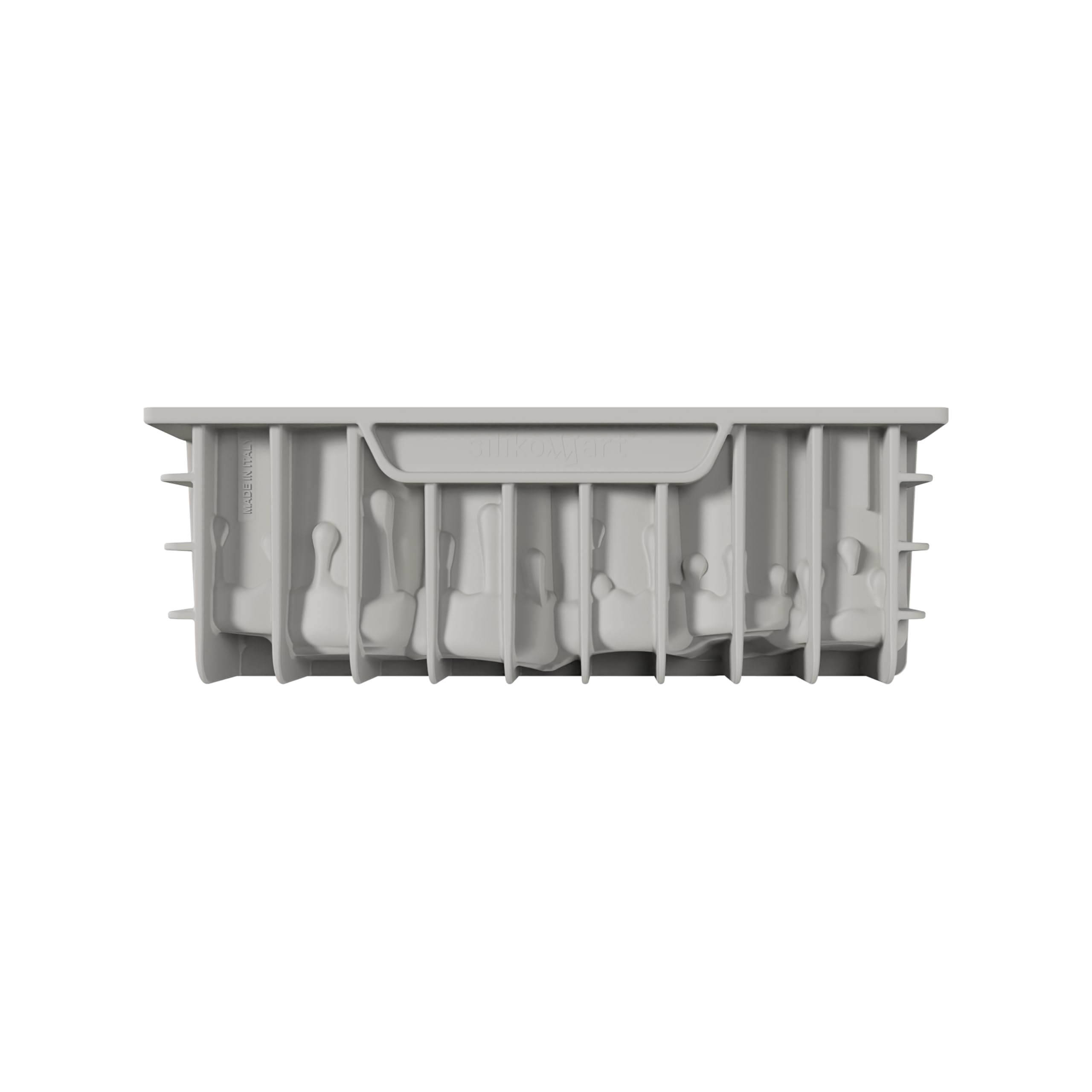 silikomart | Moule en Silicone BÛCHE LUMIÉRE, antiadhésif, Lot de 1 Moule, Design 3D, 219 x 89 mm, h 75 mm, Volume 1,08 l, Made in Italy