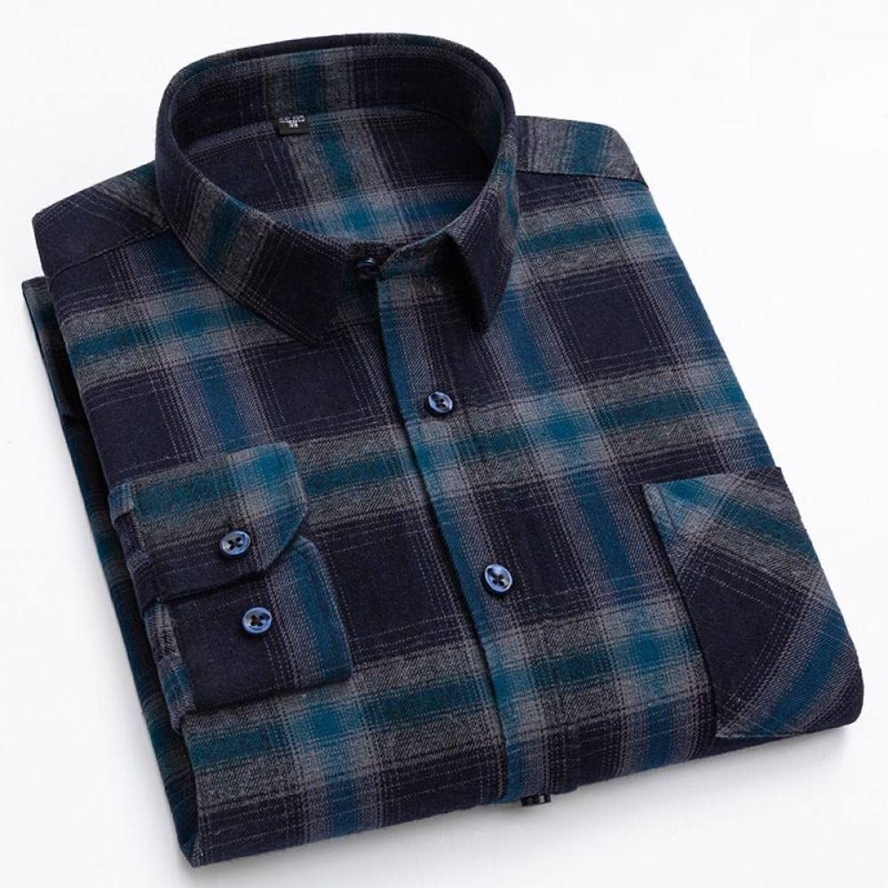 Camicia In Cotone A Maniche Lunghe Da Uomo,Camicia Casual Da Uomo A Maniche Lunghe, Camicia Casual Da Uomo A Maniche Lunghe In Cotone A Quadri Camicia Casual Da Uomo Abbottonata Camicia In Cotone Ca