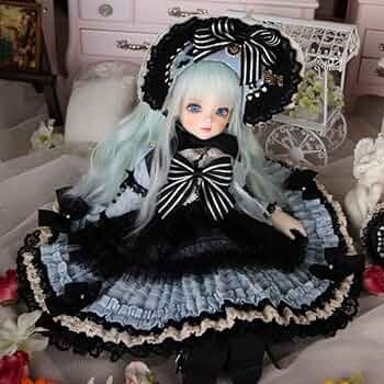 Sunピンキードールズ、BJD.樹脂人形 BJDドール用ウィッグ MDD/kumako/DDサイズ通用 全3色 8-9インチ