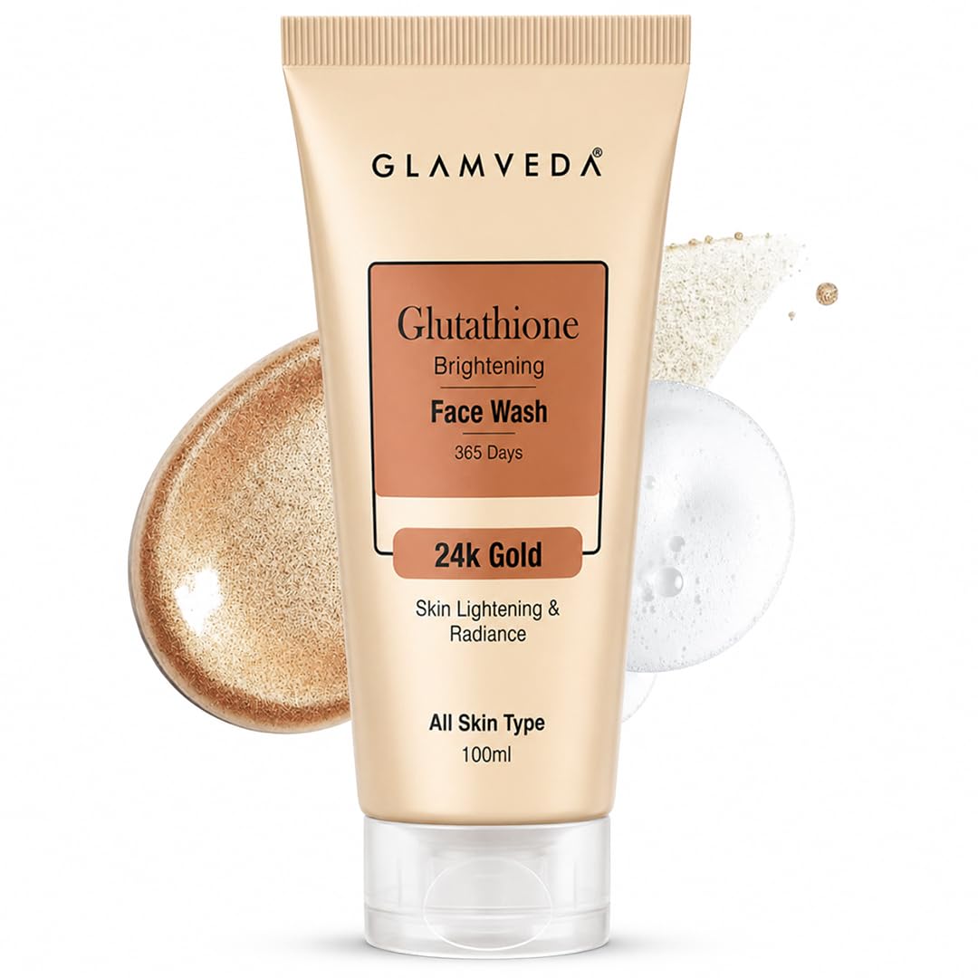glutathione 24k gold tube Glamveda Face Wash Lightens skin tone, Dark spots & Hyperpigmentation | Glow Booster | For All Skin Types shiphero-trigger-20240826