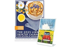 Linnea Desktop Calendar for 2025