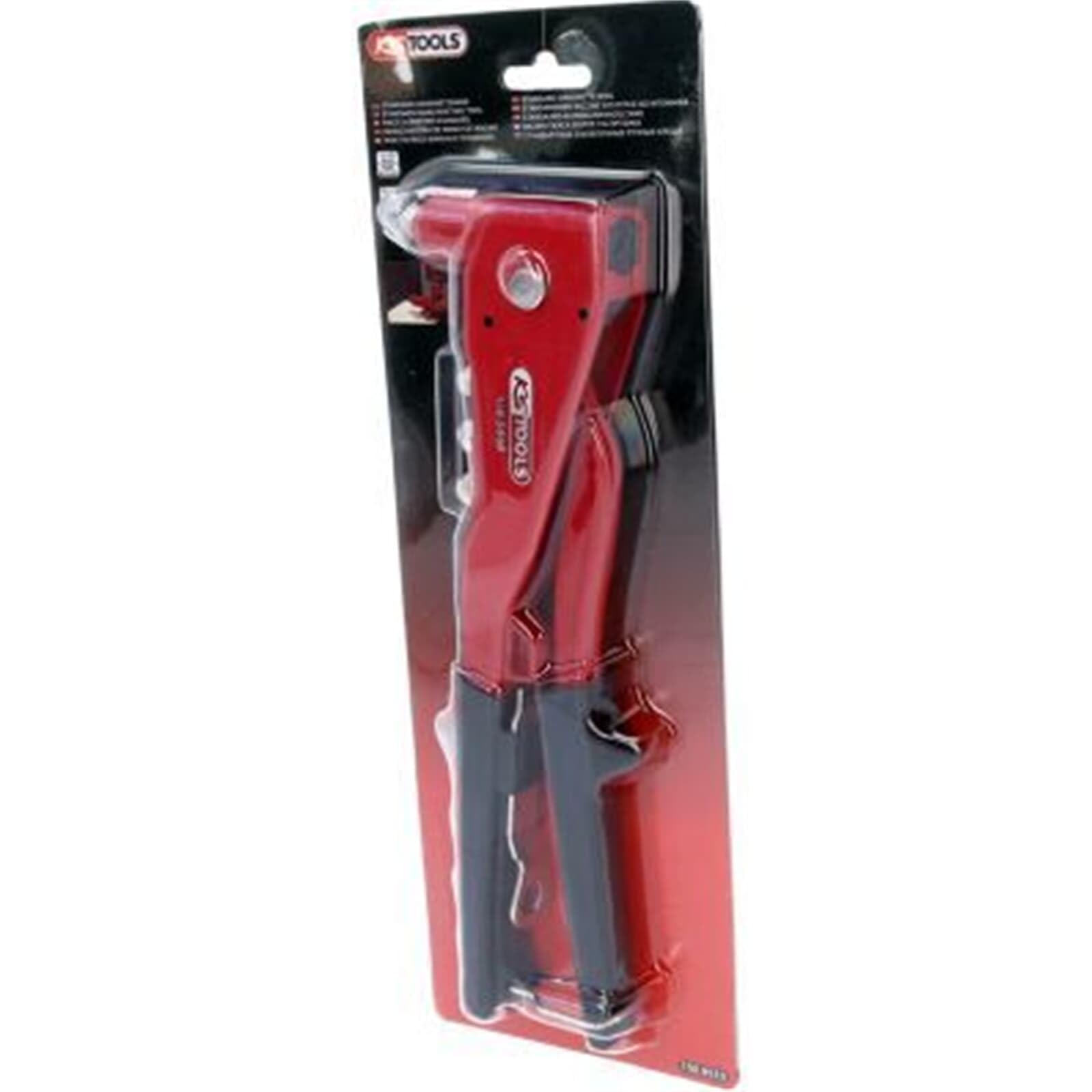 KS Tools 150.9510 - Tenazas de remaches manuales estándar, cuerpo sólido de metal fundido (tamaño: 270 mm)