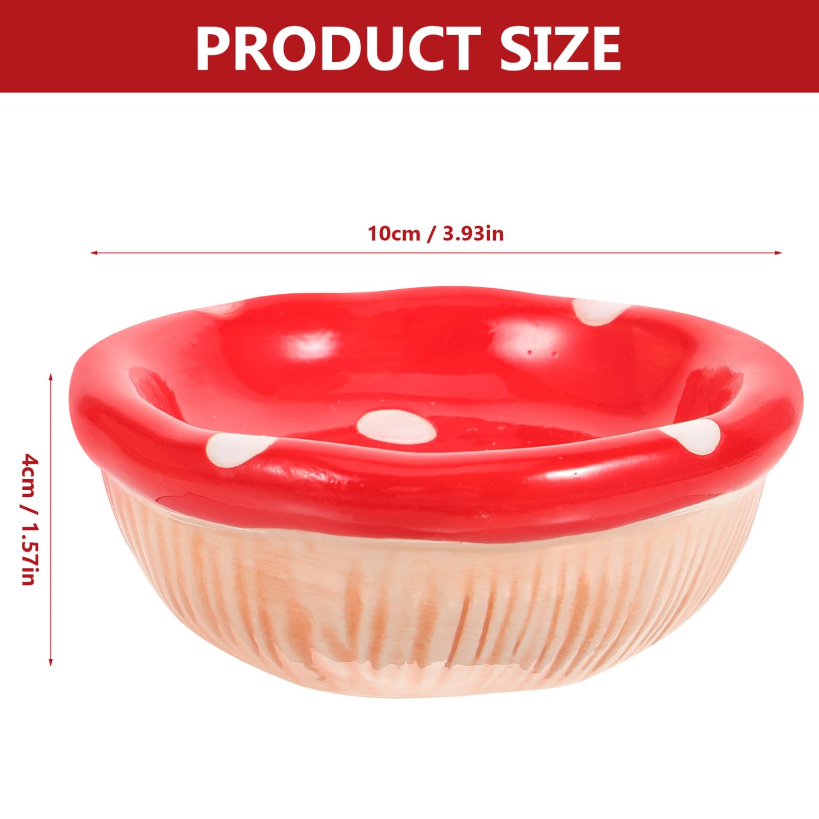 VICASKY Hamster Ceramic Food Bowl Dish for Hamsters Gerbils Chinchillas Smooth Easy to Clean Spills for Pets and Cage Accessories