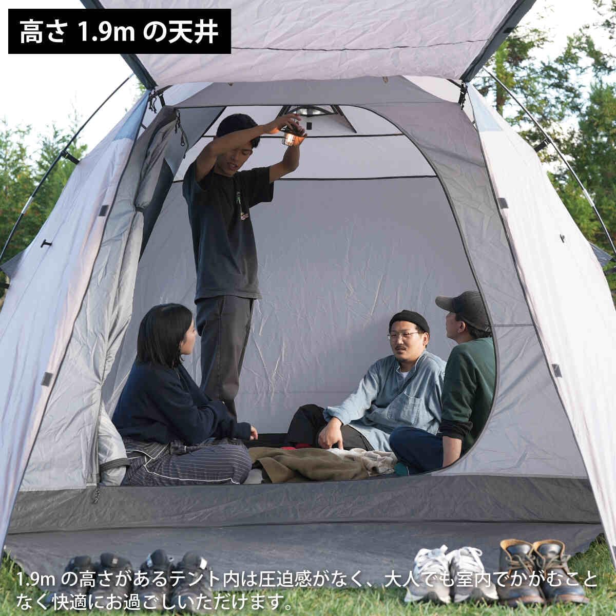 テント・タープ QUICK CAMP QC-DT270 Amazon.co.jp: Quick Camp QC-DT270 Double Wall Cabin Tent, 4