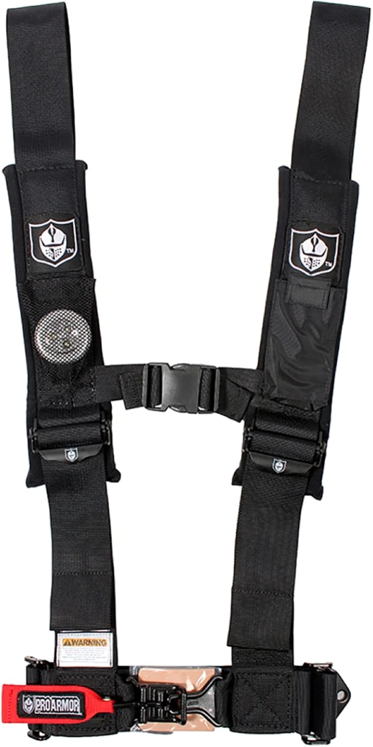 2 Harness Kit - 3" 5pt Seat Belt Harness - Black
