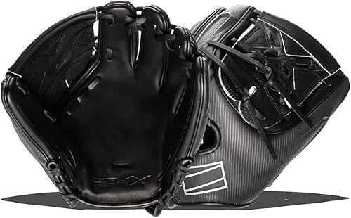 Miniatura 39 de Rawlings Guantes de béisbol REV1X Tamaños 11.5 a 12.75 pulgadas Múltiples estilos Negro/dorado 2 piezas de tela sólida