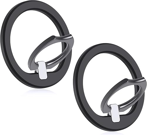Miniatura 8 de Soporte de anillo de teléfono para Magsafe 2 unidades Metal 17 piezas imanes magnético soporte de dedo soporte de pie de apoyo con soporte magnético