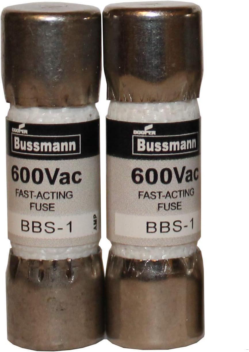 BBS-1 Fast Acting Fuse 1 Amp 600 Vac (2 Pack)