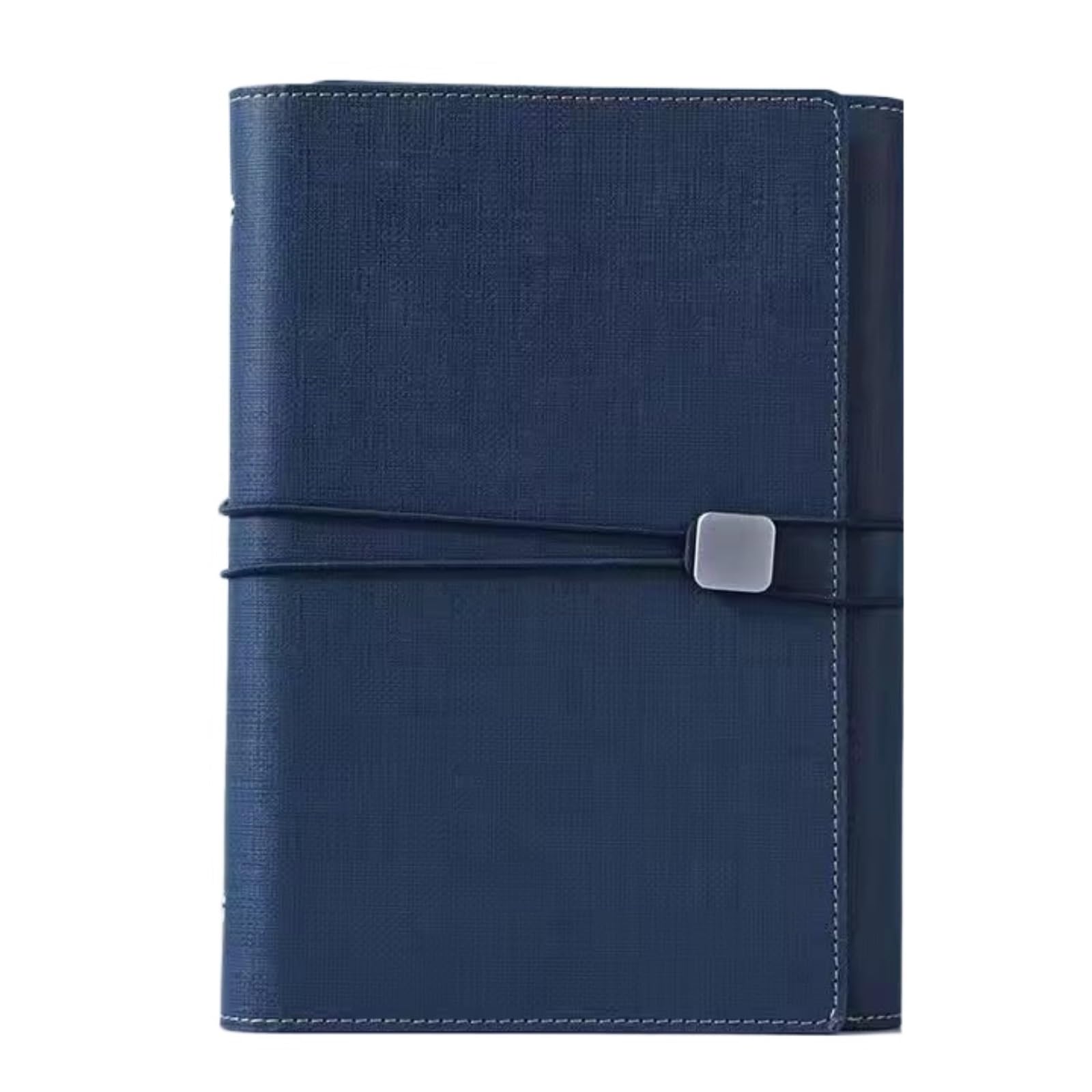 Cuaderno Libreta Agenda Multifuncional A5 De Hojas Sueltas, Cuaderno For Actas Reuniones, Desmontable Cuadernos De Viaje(Blue)