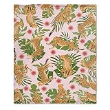 Jungle Cheetah Blanket Leopard Print Gifts for Girl Boy Kids Children Swaddle Women Men Friend Super