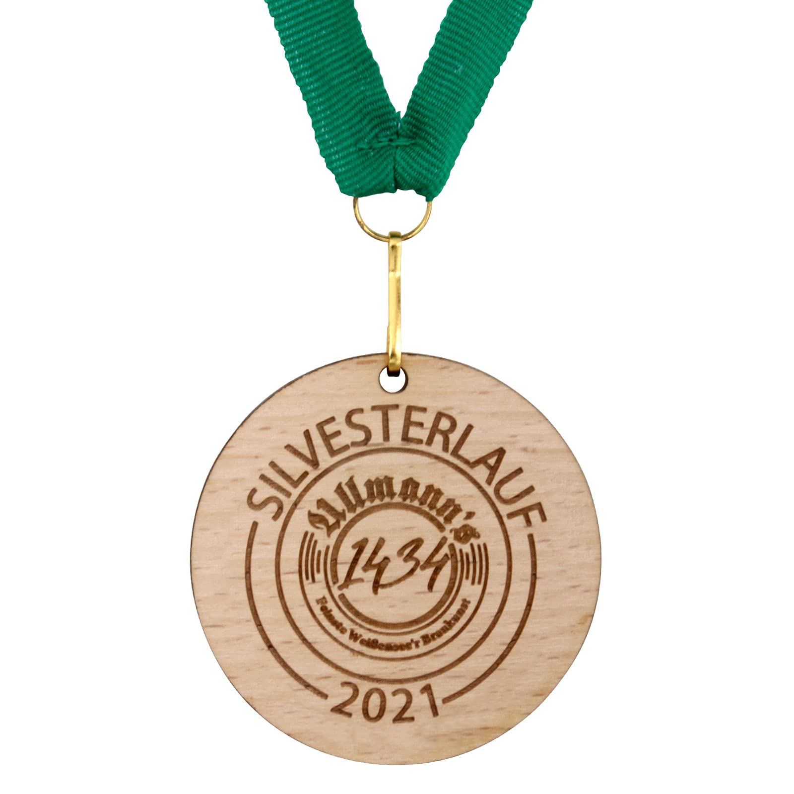 50 Stück Medaille aus Holz 55 mm nachhaltig 4mm stark individuell mit Gravur