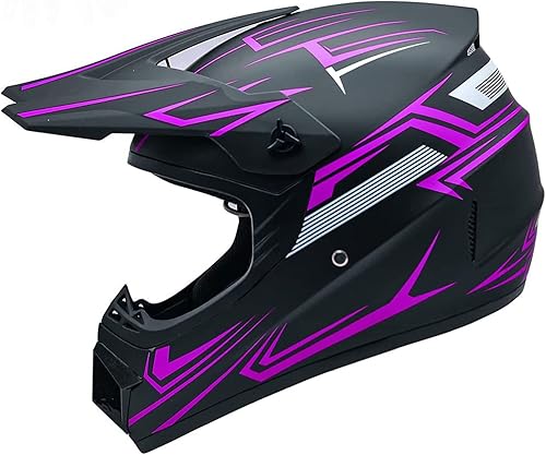 Miniatura 7 de Cascos de motocross para niños ATV todoterreno vehículo todoterreno de 4 ruedas con guante, DOT