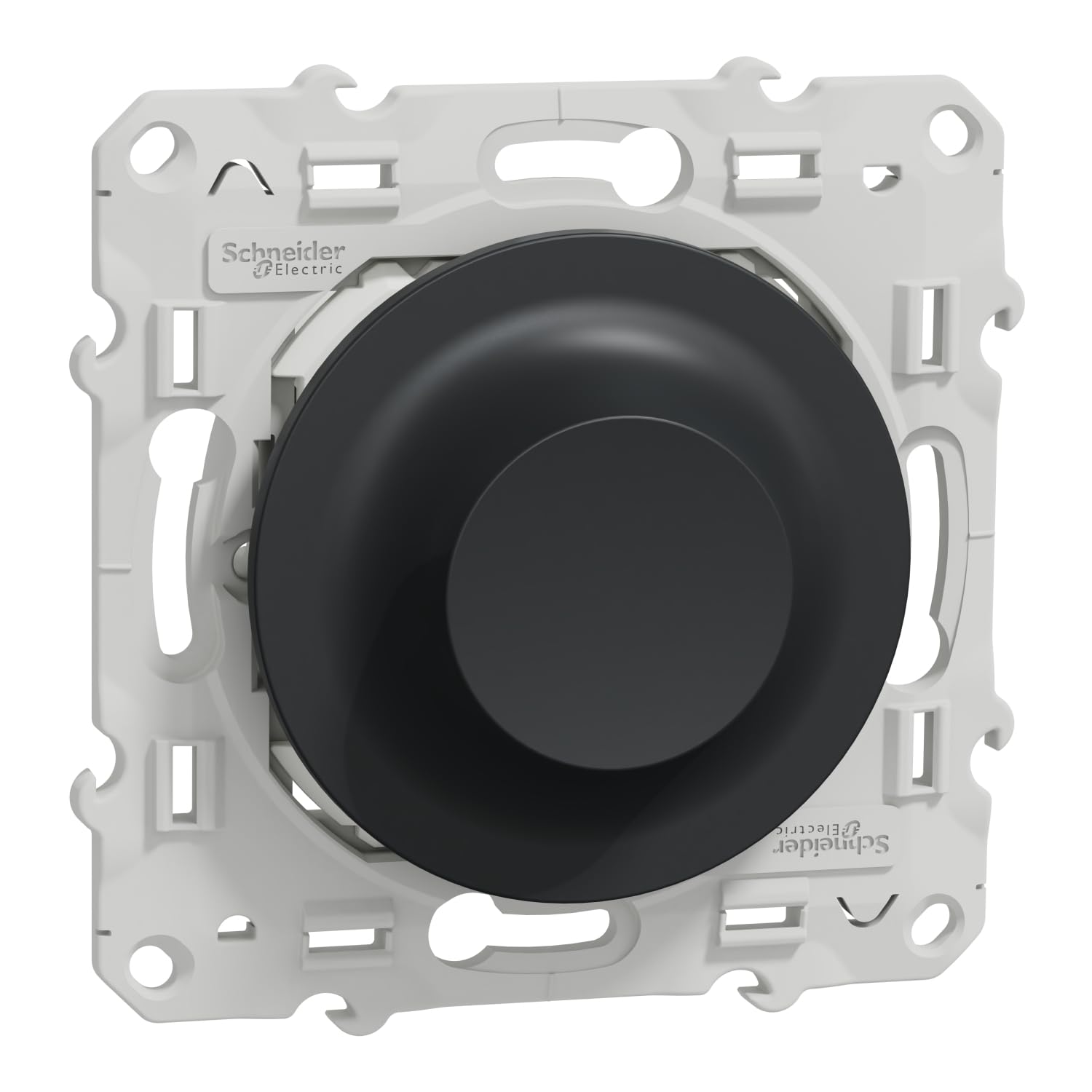 Schneider Electric S540513W Wiser Odace - variateur rotatif LED - 2 fils - zigbee - anthracite - A l'unité