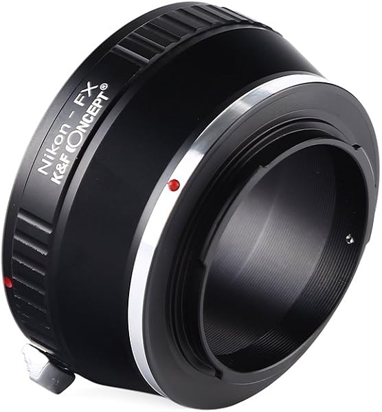 K&F CONCEPT adattatore da Compatibile con Nikon a Fuji X per obiettivo Compatibile con Nikon AI/F a Compatibile con Fujifilm serie X mirrorless FX, per Fuji XT2 XT20 XE3 XT1 X-T2 - 5
