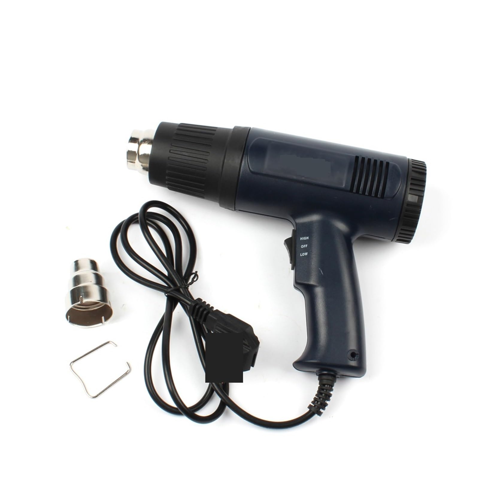 Pistola Termica Elettrica Ad Aria Calda 1500W Utensili Elettrici Regolabili Con Ugello In Metallo A Doppia Temperatura Colore Verde Blu Scuro Motore Ad Alte Prestazioni(Green)