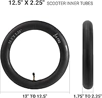 Vista 2 de (2 Pack) AR-PRO Scooter Replacement Inner Tubes - 12.5" x 2.25" Inner Tubes with Angled Valve and FREE 2 Tire Levers Compatible With Razor Pocket