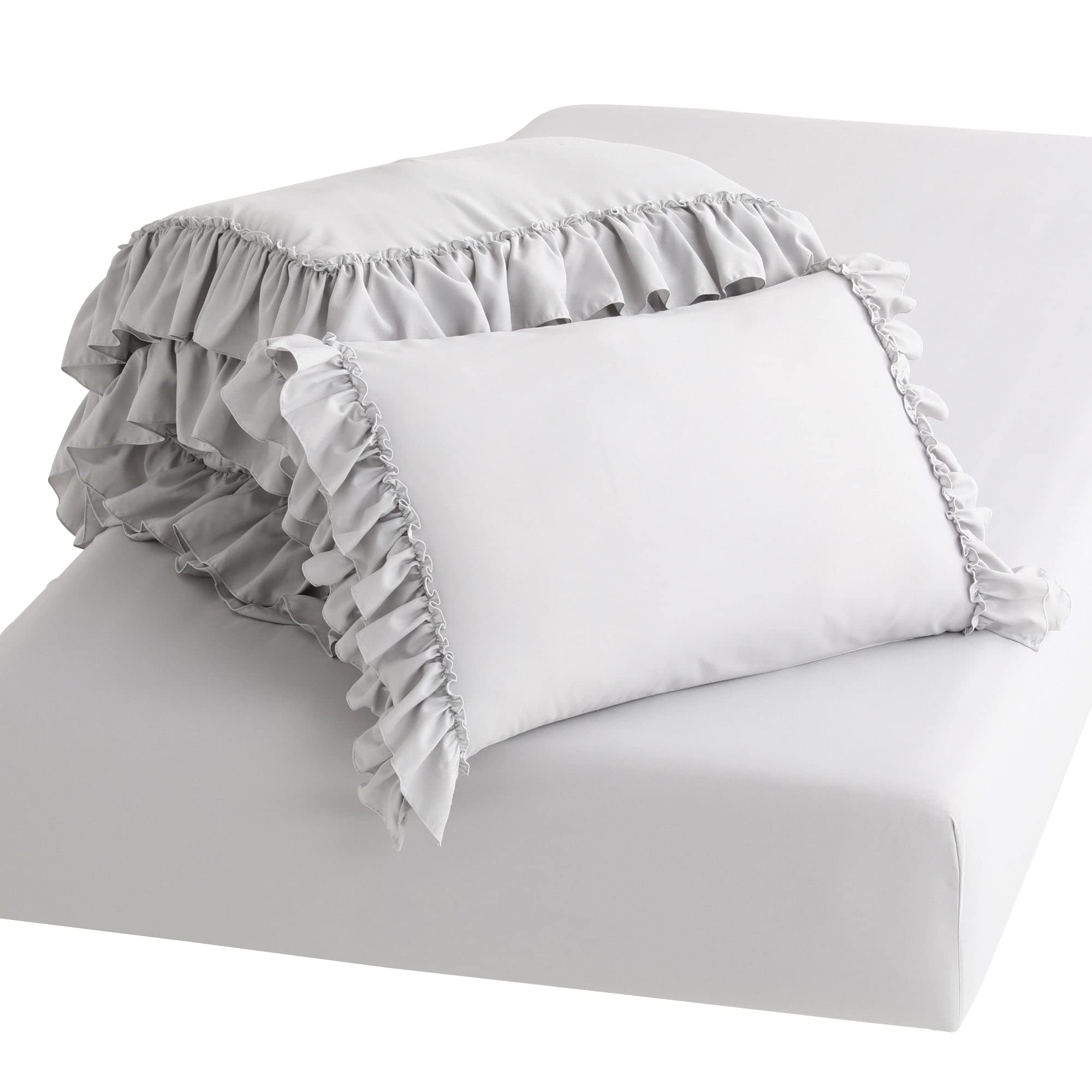 Amazon｜Francfranc フランフラン かんたん 寝具セット フリル