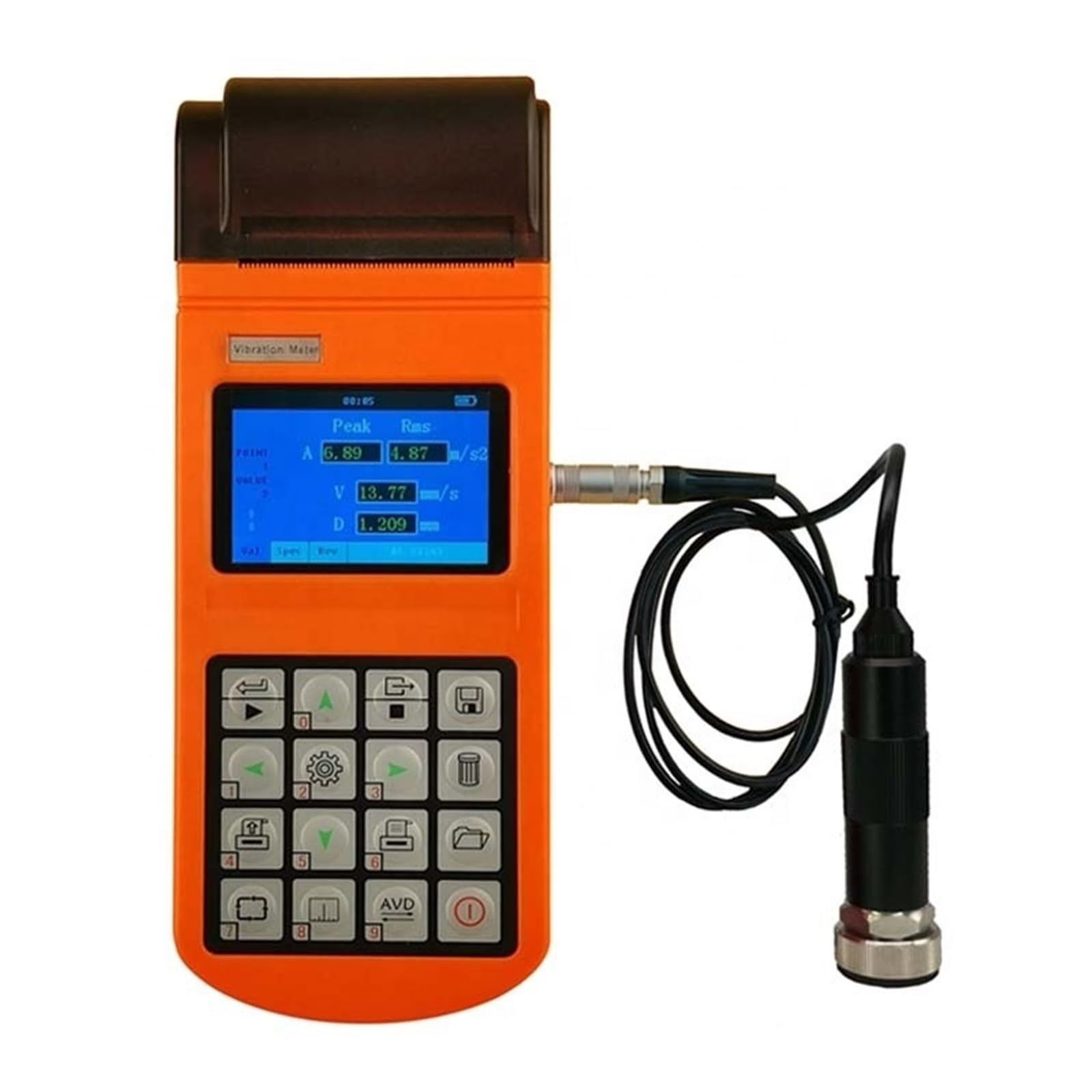 Digital Vibration Analyzer Meter Portable Tester for Industrial Inspection