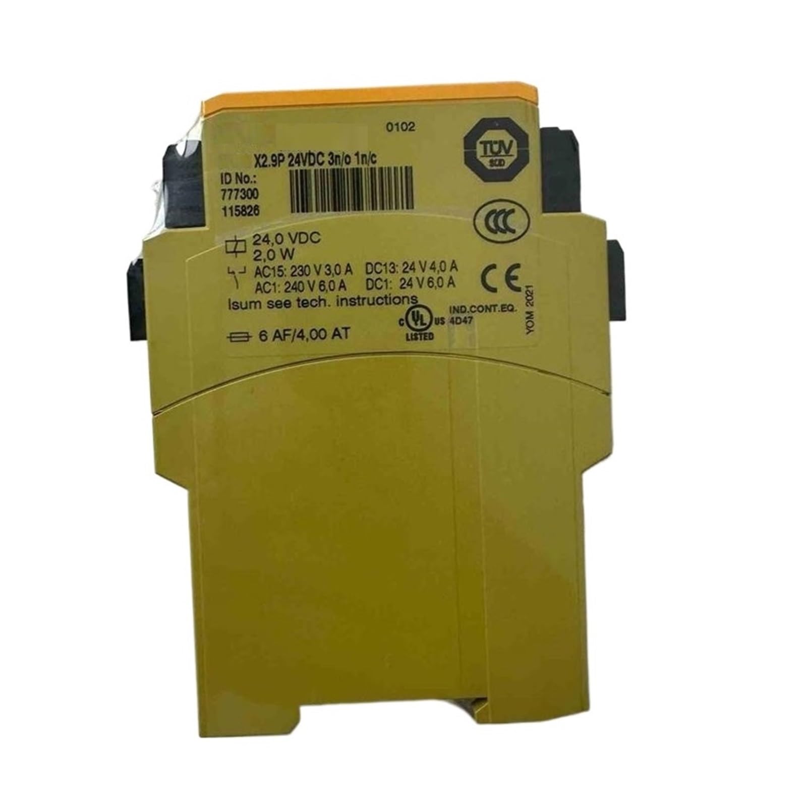 ZVQYSGIW X2.9P 24VDC 3n/o 1n/c 777300 Relay Module