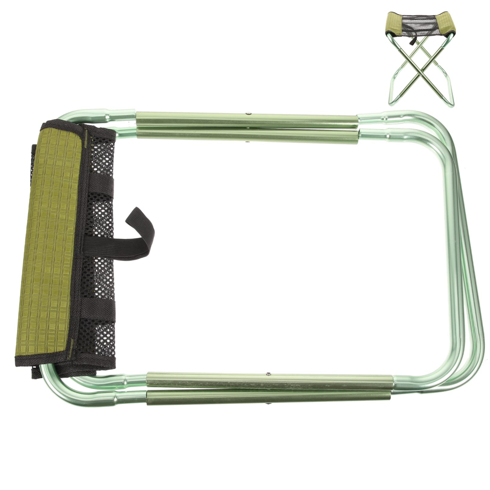 MUSISALY Outdoor Folding Chair Portable Lightweight Camping Stool for Fishing Beach and Travel Construction No Assembly Required Easy to Carry