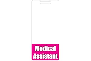 Distinctive Pink Badge Buddy for Empowered Medical Assistants