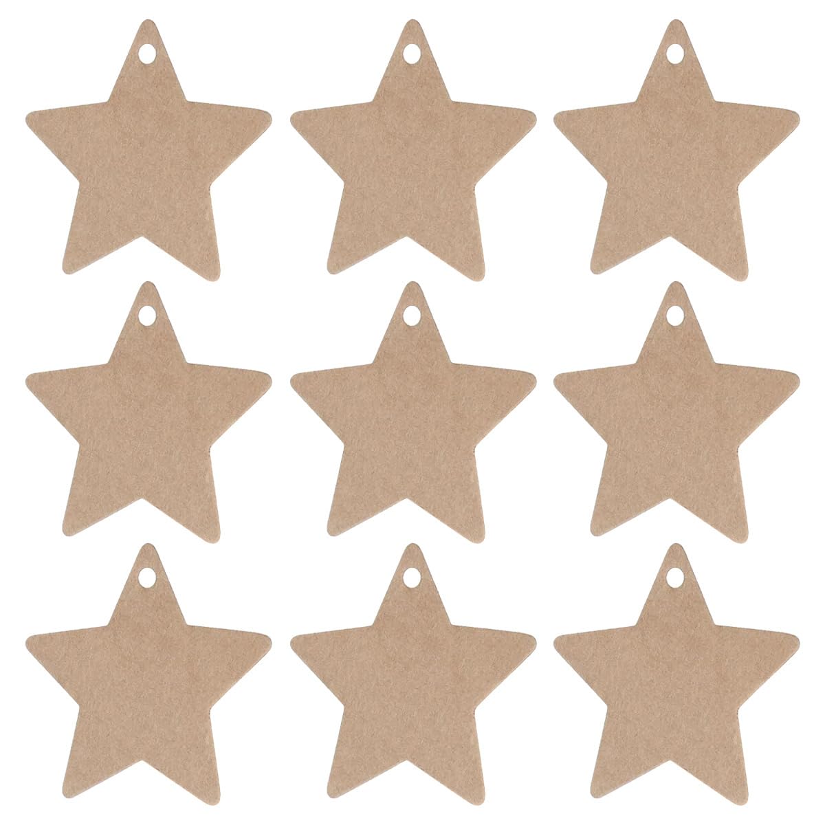 Étiquette en papier kraft robuste de 6cm pour personnalisation de cadeaux de mariage