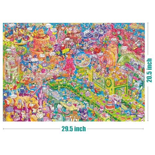 Antelope - Quebra-cabeça de 1000 peças para adultos, quebra-cabeças Catndyland 1000 peças, alta reso