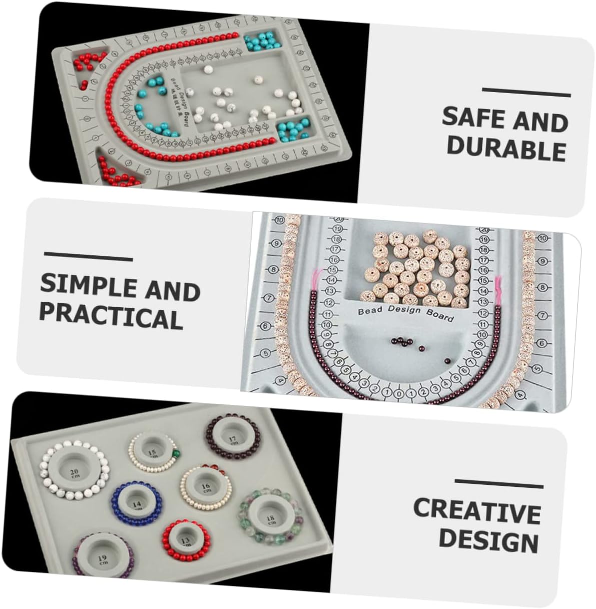 2pcs Bead Board Tray for Bracelet and Necklace Design