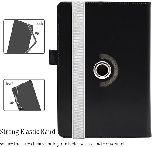 Miniatura 3 de Funda universal para tableta de 8 pulgadas, funda universal para tableta de 7 pulgadas, funda giratoria para tableta Android de 7 y 8 pulgadas,