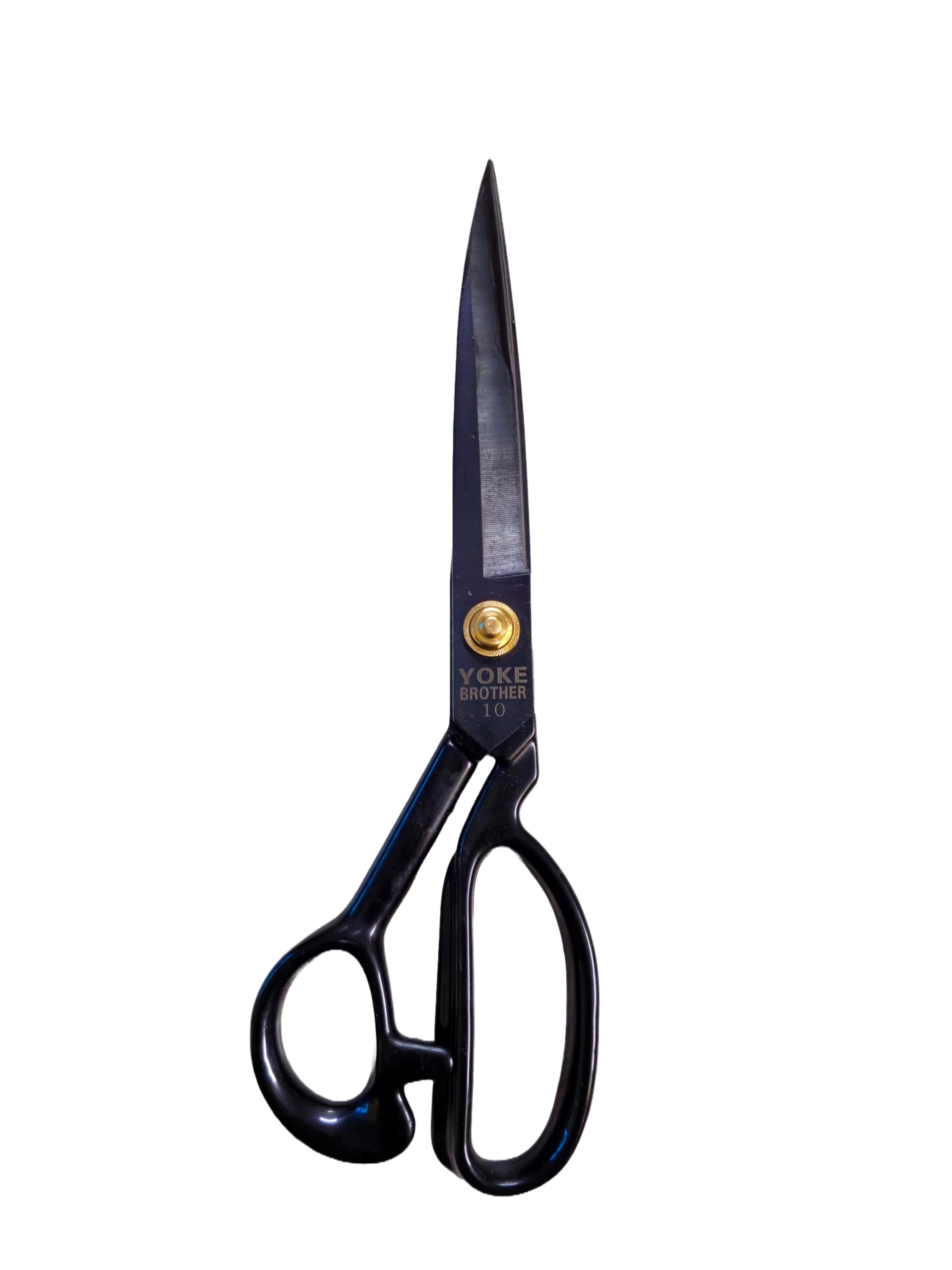 HUNNY- BUNCH® Premium Yoke Sturdy Sharp Fabric Scissors 10 inch Heavy Duty High Carbon Steel Scissor for Leather Sewing Shears and Clothes with Free 50 cm of Muslin/Markin Fabric for Home Use