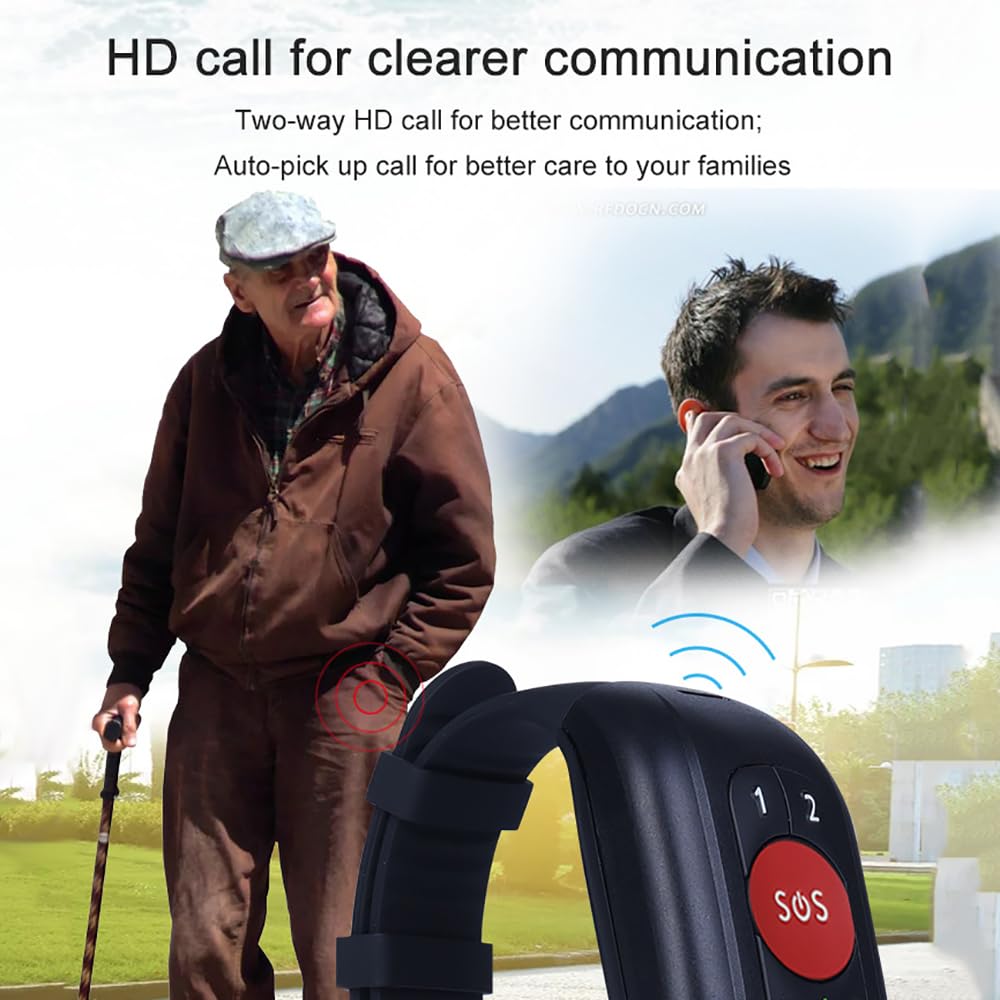 GPS Smart Watch Para Ancianos, Botón De Llamada De Emergencia SOS, Intercomunicador De Voz 4G, Detección De Otoño, Recordatorio De Medicamentos, Monitoreo De Salud, Demencia, Alzheimer, Autismo