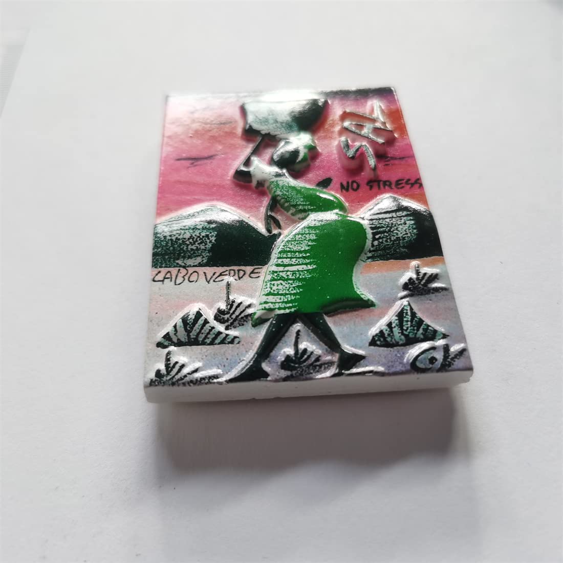 Magnete Da Frigorifero 3D Capo Verde - Souvenir In Resina Fatta A Mano, 5,5x8 Cm, Regalo Di Viaggio