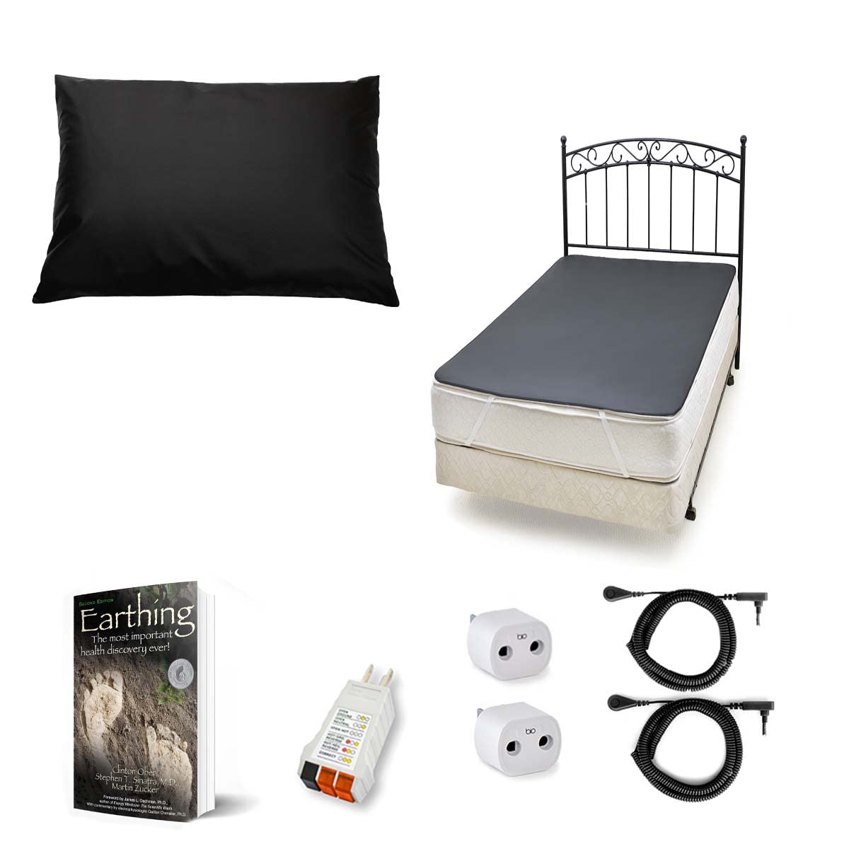 Grounding Mattress Cover for Bed (Twin Size) with Pillow Cover, Like
