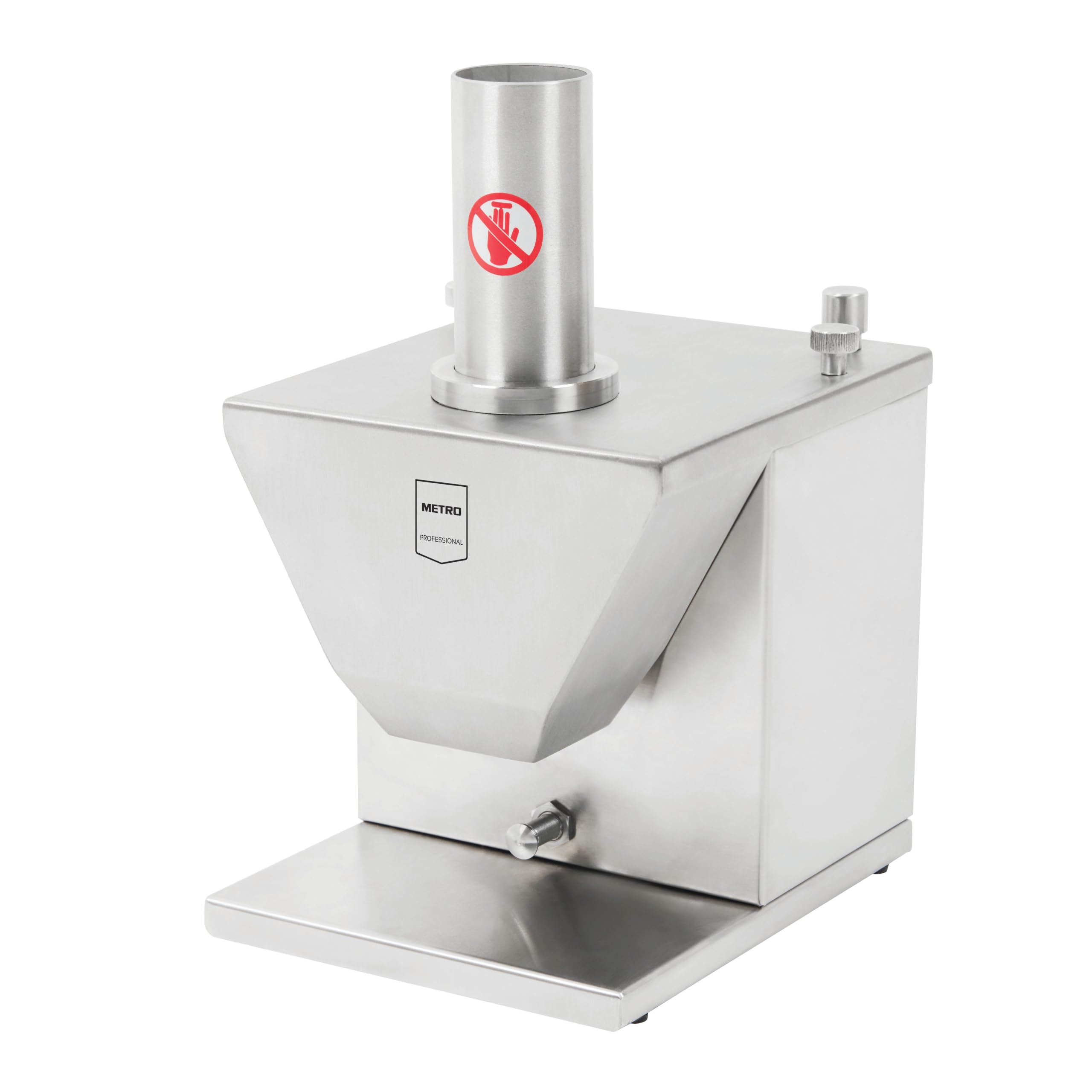 METRO Professional Coupe-saucisse/Trancheur électrique GWS1000, 135 W, acier inoxydable, 18,5 x 24,3 x 32,7 cm, argenté
