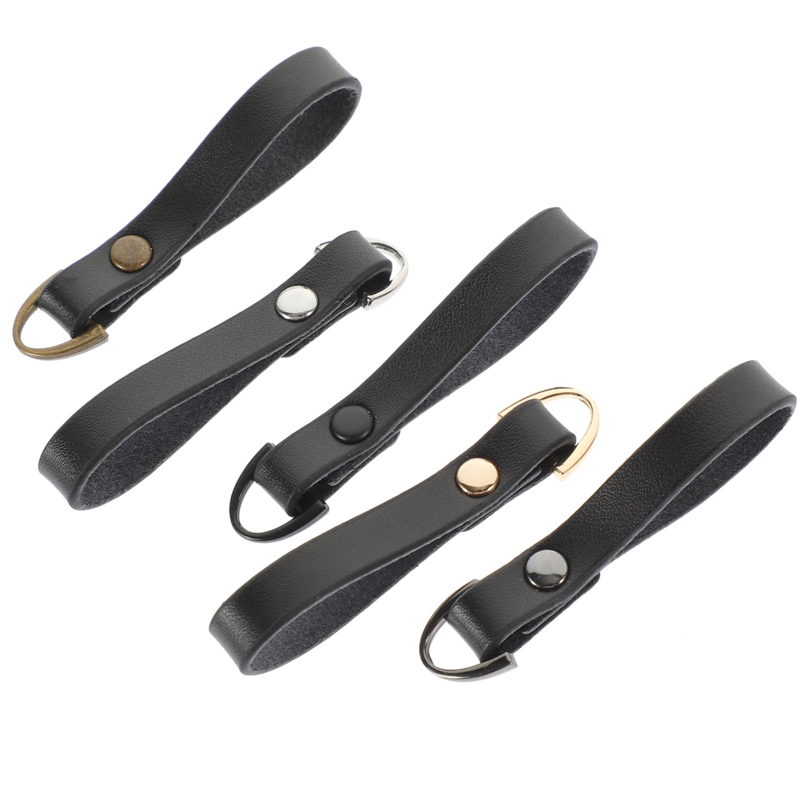 OSALADI 5pcs Zipper Head Hanger Sliders Zipper Pull Replacement Heavy Duty Pull Boot Puller for Boots Black Alloy