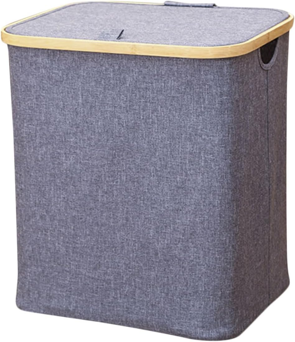 Laundry Hamper Lid Clothes Organizer for Dirty Clothes and Toys Lightweight Storage Basket Neat Sundries Holder for Home Use