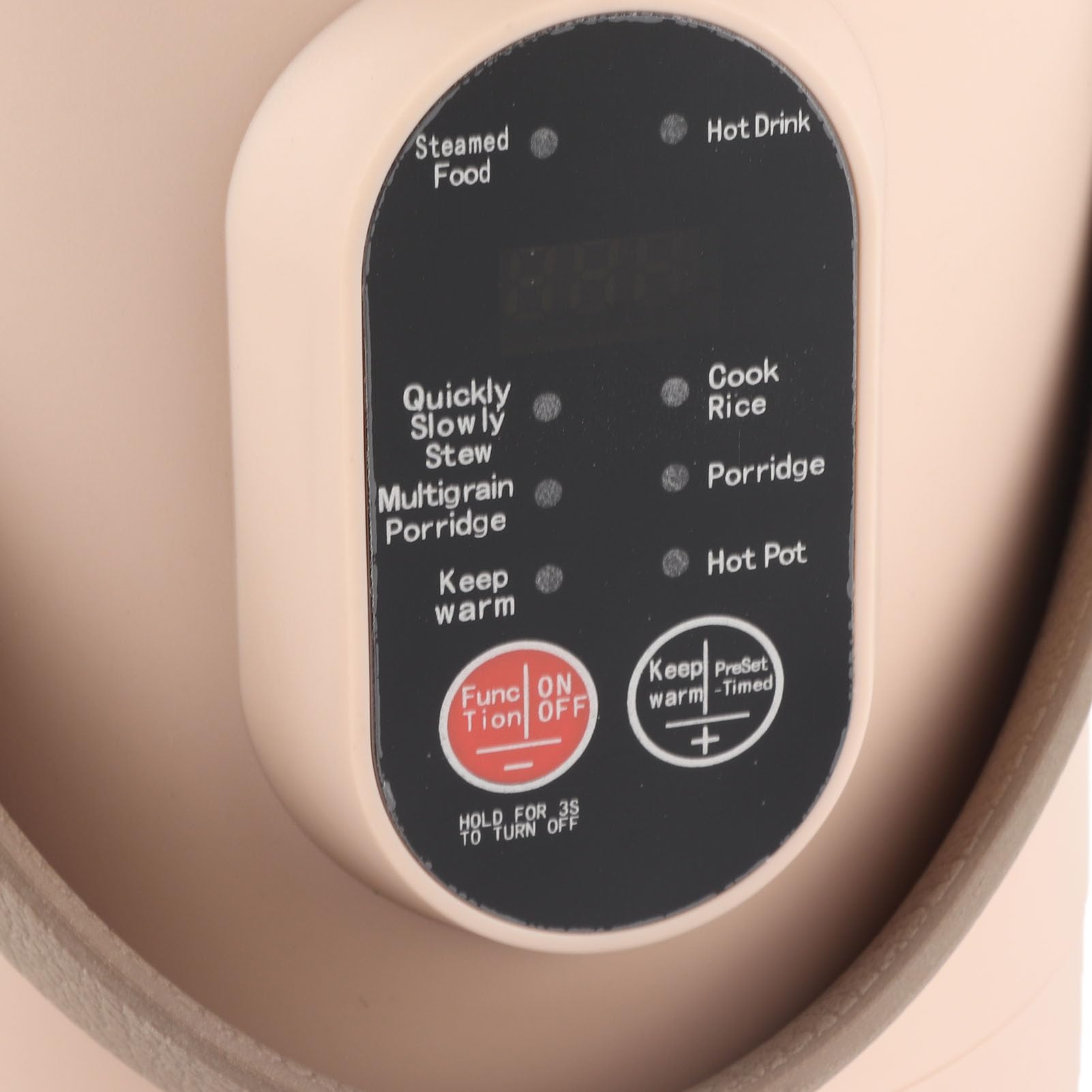 Duokon Mini Pentola Elettrica con Coperchio Visibile, Portatile per Riso, Pasta, Uova, Porridge, 12H Prenotazione, 9H Mantenimento Caldo (Spina europea 220 V)