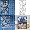 Cutting and Stamps Away in A Manger DIY Scrapbooking Photo Album Decorative Embossing Paper Card Design Craft Making Greetings Frame Handcraft Template Machine Supplies, (Light Green, S) #1