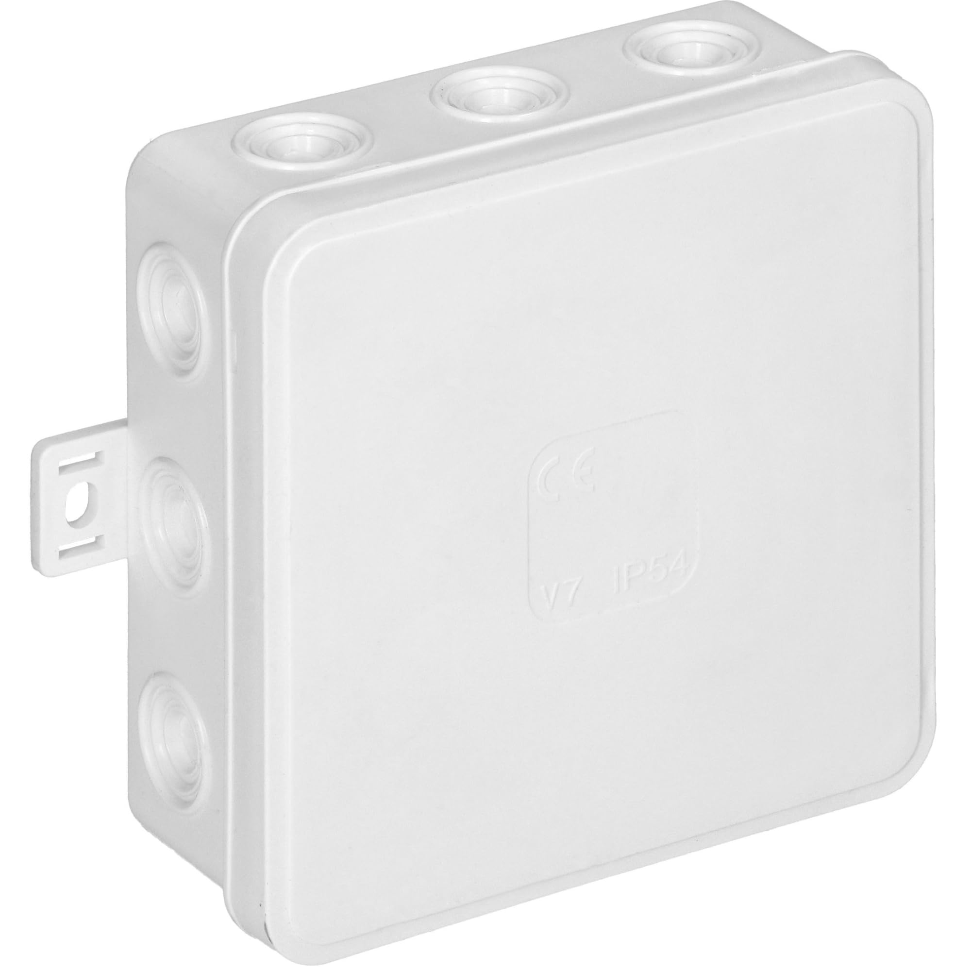 Scatola Derivazione Esterna IP54 100x100x41mm Nera - Con 12 Pressacavi Per Installazione Sicura - Foto 7