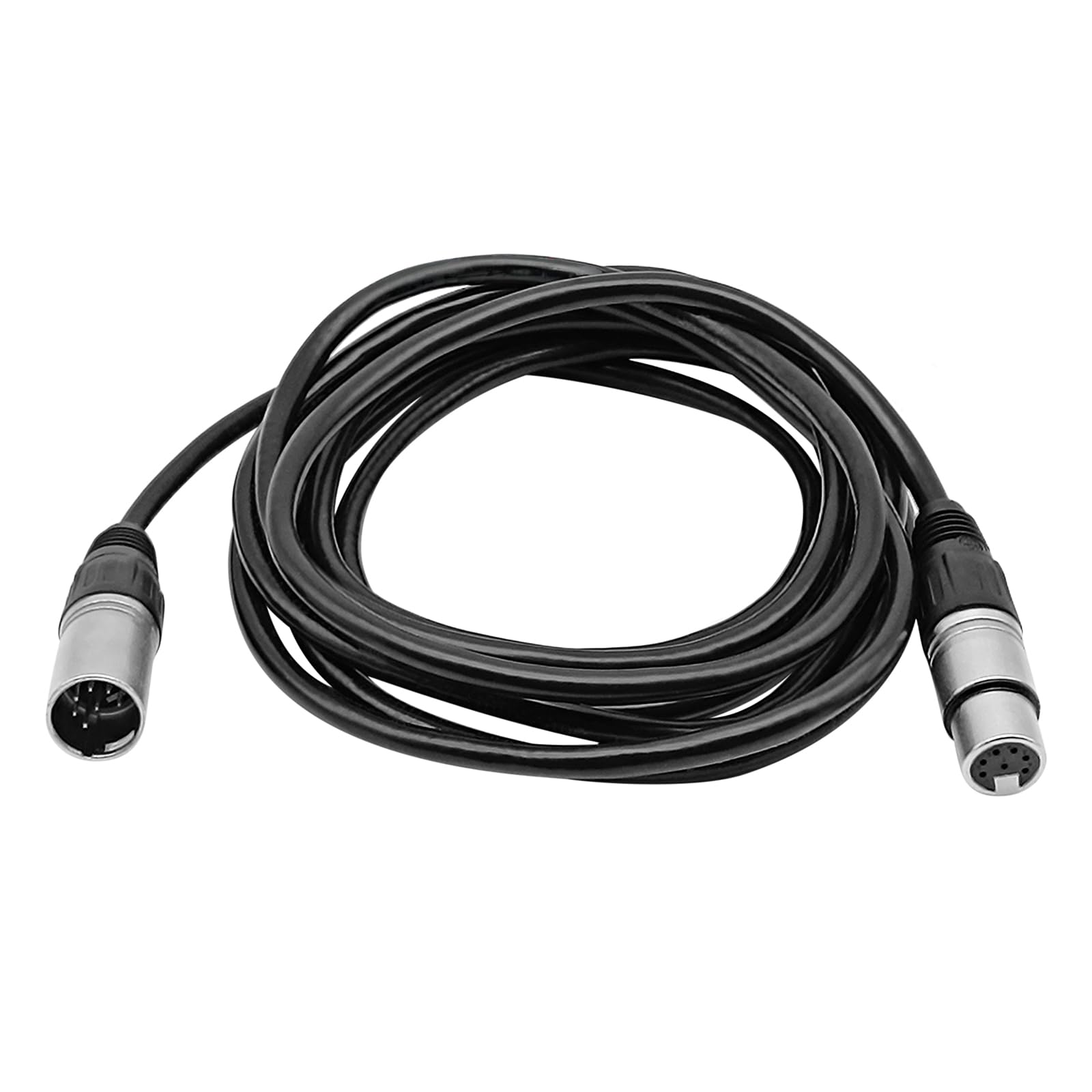7-poliges XLR-Kabel, Mikrofon-Schnittstellenkabel, 7-poliger XLR-Stecker auf Buchse, Anschluss für Mikrofon und Audio-Schnittstelle (3 m)
