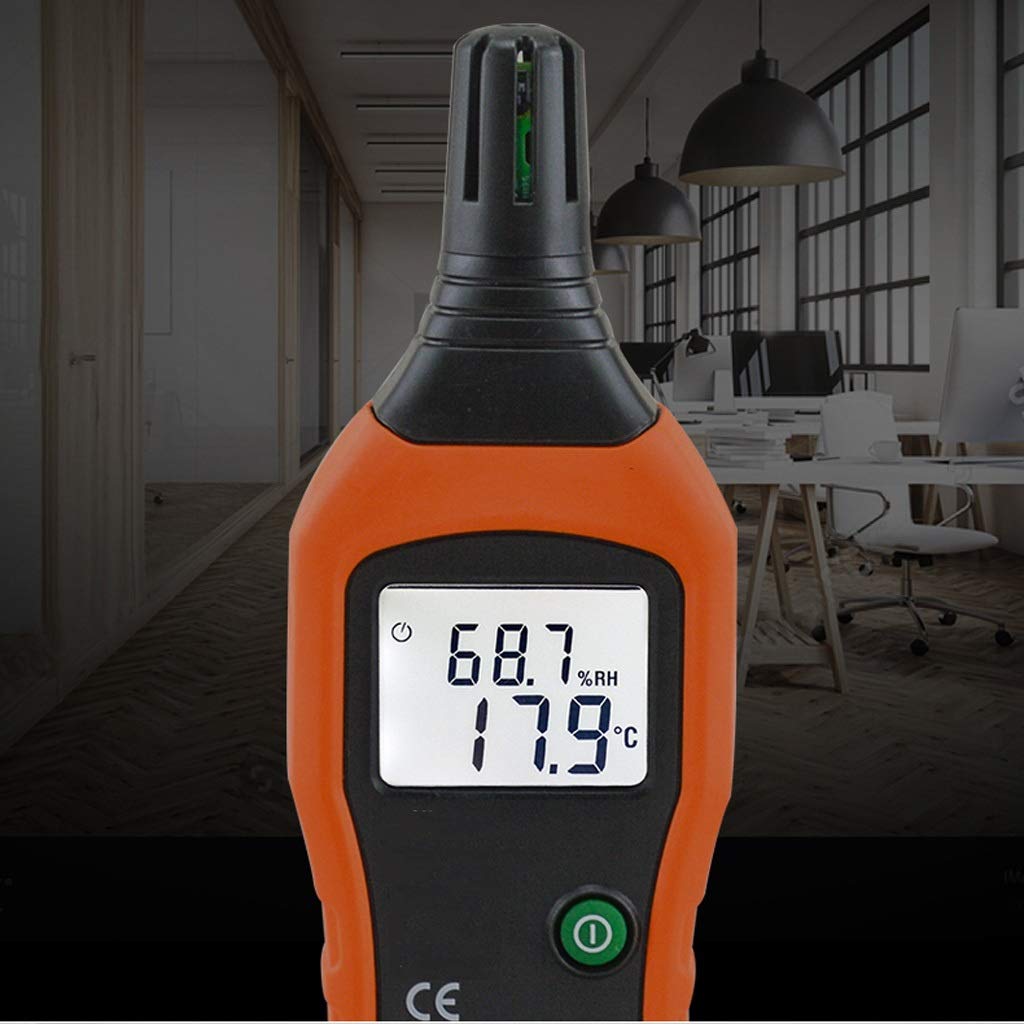 Digital Temperature and Humidity Meter High Precision Environmental Temperature and Humidity Measuring Instrument Wet Bulb Dew Point Thermometer