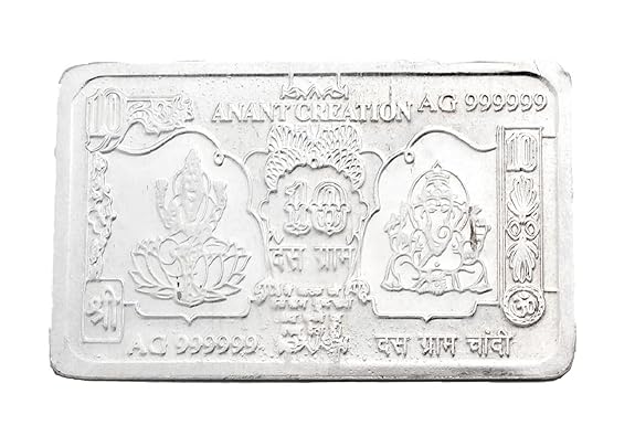 LBV 999 Pure Silver Laxmi Ganesha Coin