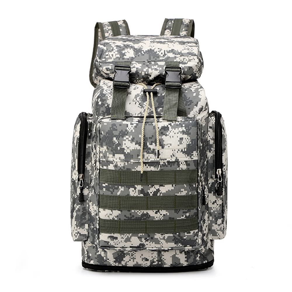 Plecak turystyczny, 40 l, uniseks, plecak reklamowy, wodoszczelny, plecak podróżny, outdoorowy, na wędrówki, plecak trekkingowy, do jazdy na rowerze, wspinaczki górskiej, podróży, żółty kamuflaż
