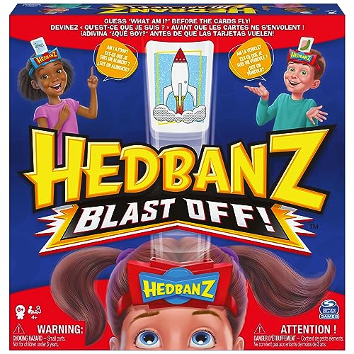 Juego social familiar Hedbanz Blast Off!