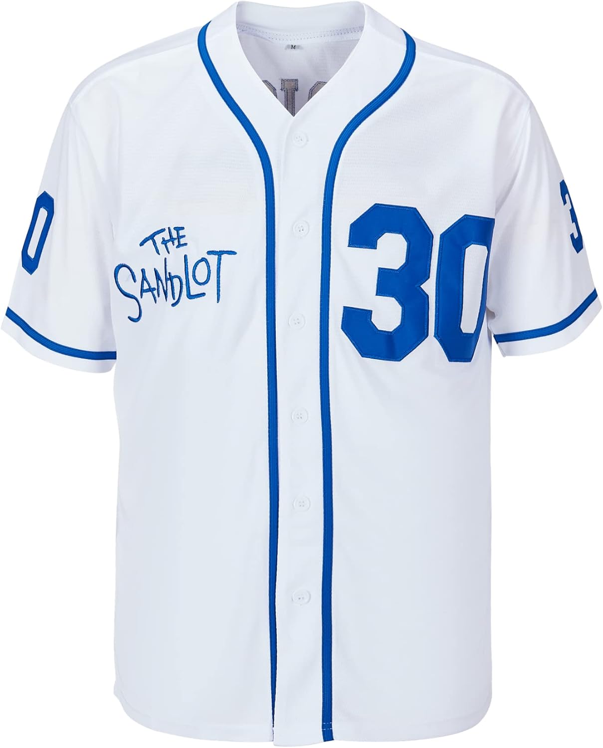 Men's #30 Sandlot Benny The Jet Rodriguez Movie Baseball Jersey Stitched Christmas Summer S-3XL - Image 2